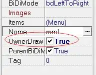delphi下拉菜单(mainmenu)字体怎么设置? delphi下拉菜单(mainmenu)字体怎么设置?